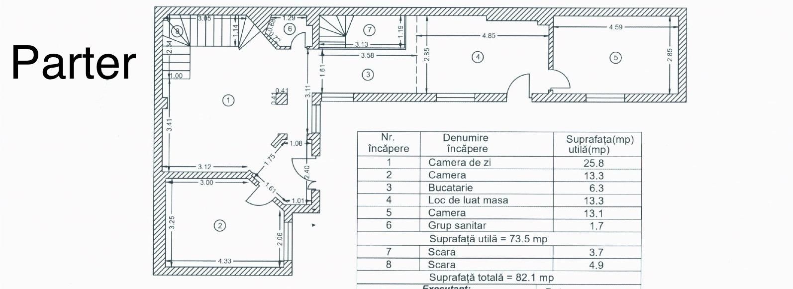 Casă consolidată la preț de apartament - Schiță 9