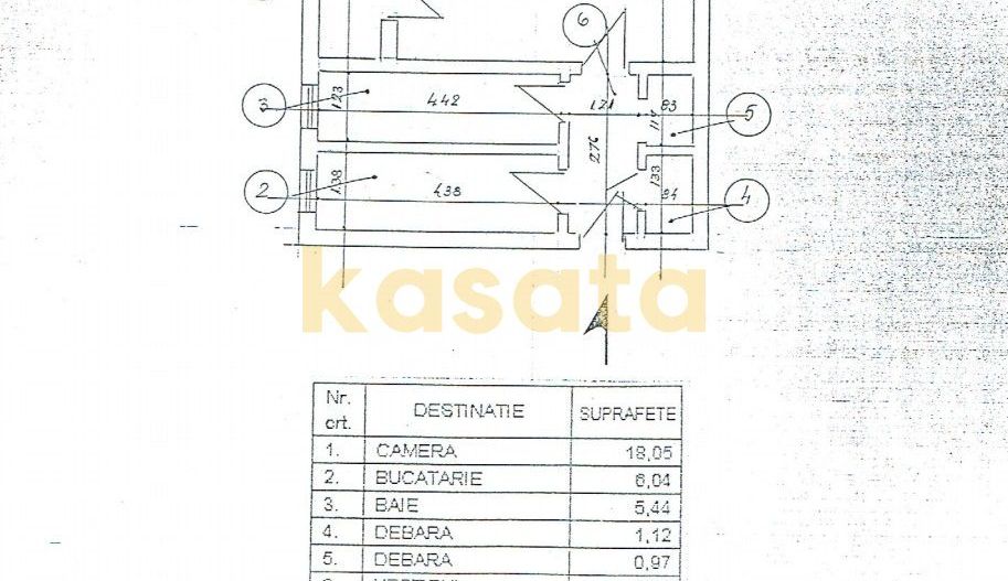Garsonieră 🏢 | Gorjului 📍 | Metrou | Bloc anvelopat 🧱 | Renovată - Schiță 7