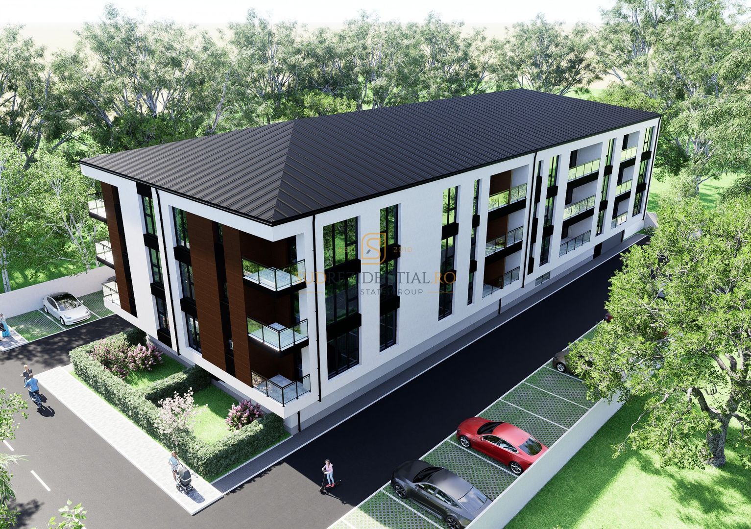 Teren 2060mp, Proiect autorizat P+3, 39 apartamente, Popesti-Leordeni - Poză 6