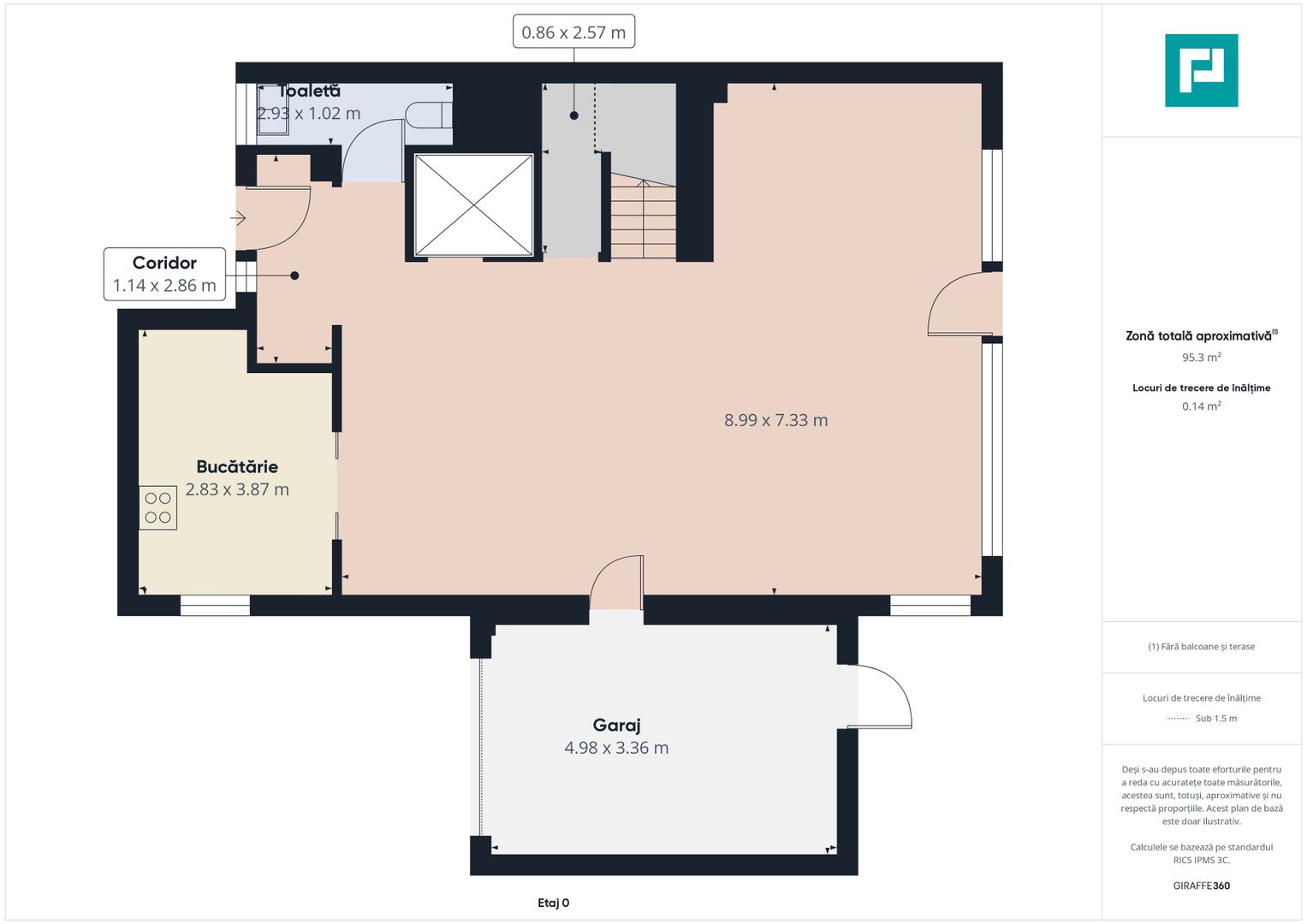 Vila Duplex 5 camere cu garaj zona Școală Americană - Poză 12