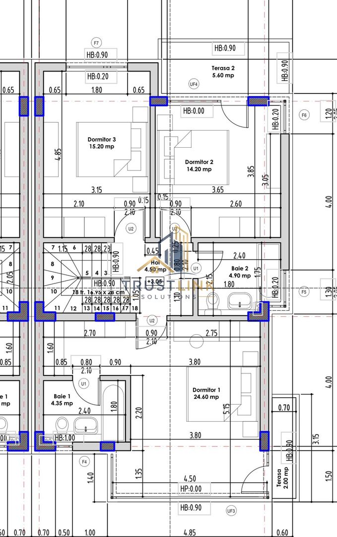 Complex rezidential 4 camere cu curte 240 mp Popești-Leordeni Ilfov - Poză 4