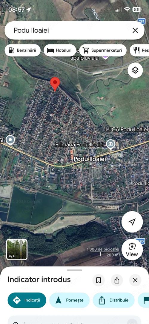 Teren intravilan 976 mp, Podu Iloaiei, Str. Nicolae Iorga – Utilități complete, stradă asfaltată - Poză 4
