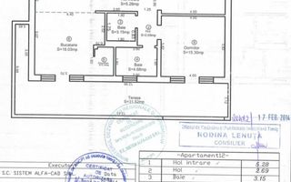 Mobilat si utilat. Terasa de 32 mp. Zona linistita. - Schiță 10