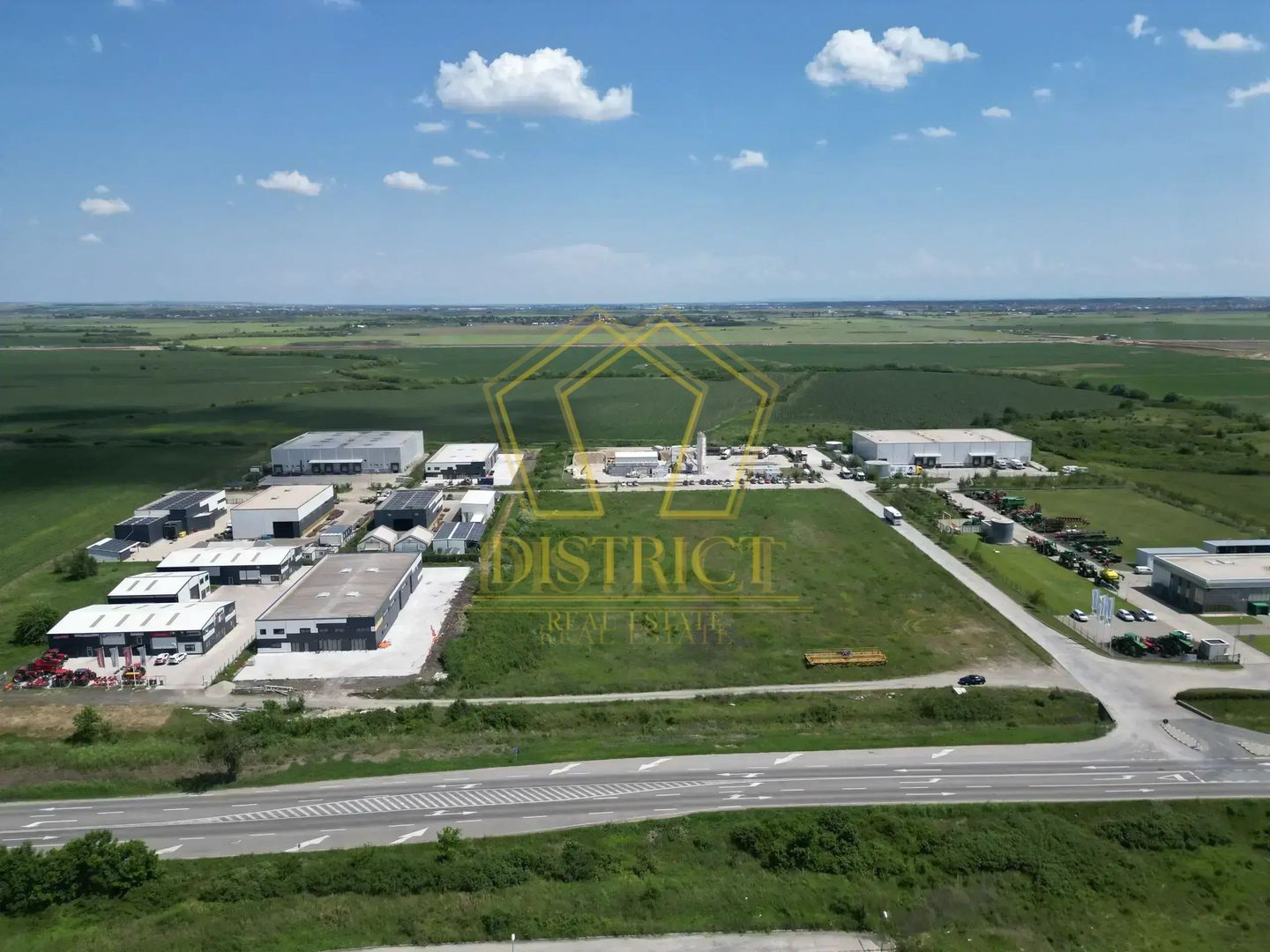 Teren cu AC pentru constructie hala industriala | Aradului - Poză 3