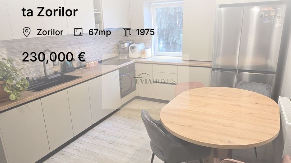 3 camere/2 băi/2 balcoane/ Zona P-ta Zorilor - Poză 1