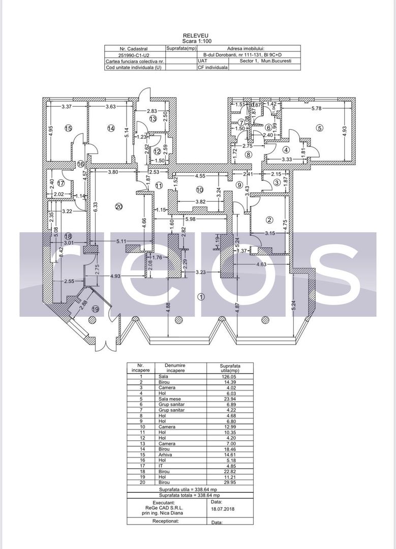 INCHIRIERE SPATIU COMERCIAL | DOROBANTI | STRADAL | 420MP | - Poză 24