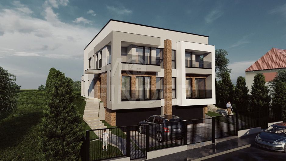 Vanzare casa tip duplex, Borhanci, 176 mp , 260 mp teren - Poză 5