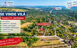 SE VINDE CASĂ DE VACANȚĂ ÎN TRUȘENI | TEREN 7,34 ARI - Poză 2