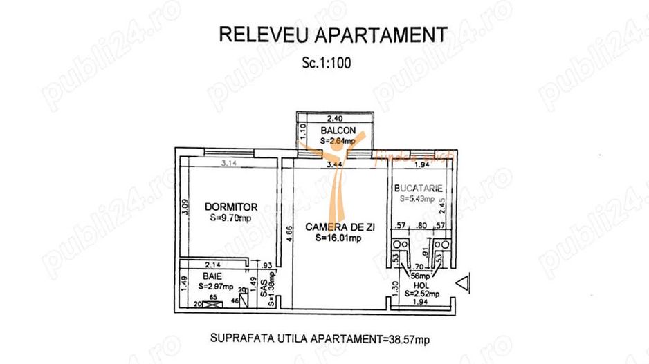 Apartament 2 camere Pacurari - Poză 6