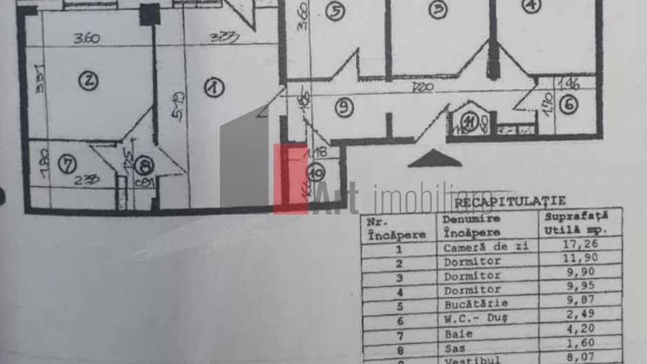 APARTAMENT 4 CAMERE STEFAN CEL MARE - Poză 1