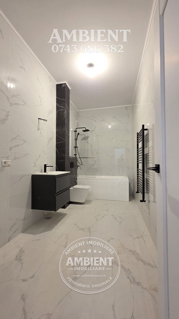 Apartament cu 2 camere, etaj 1, bloc NOU, VASLUI zona NORD, plata în RATE; - Poză 6