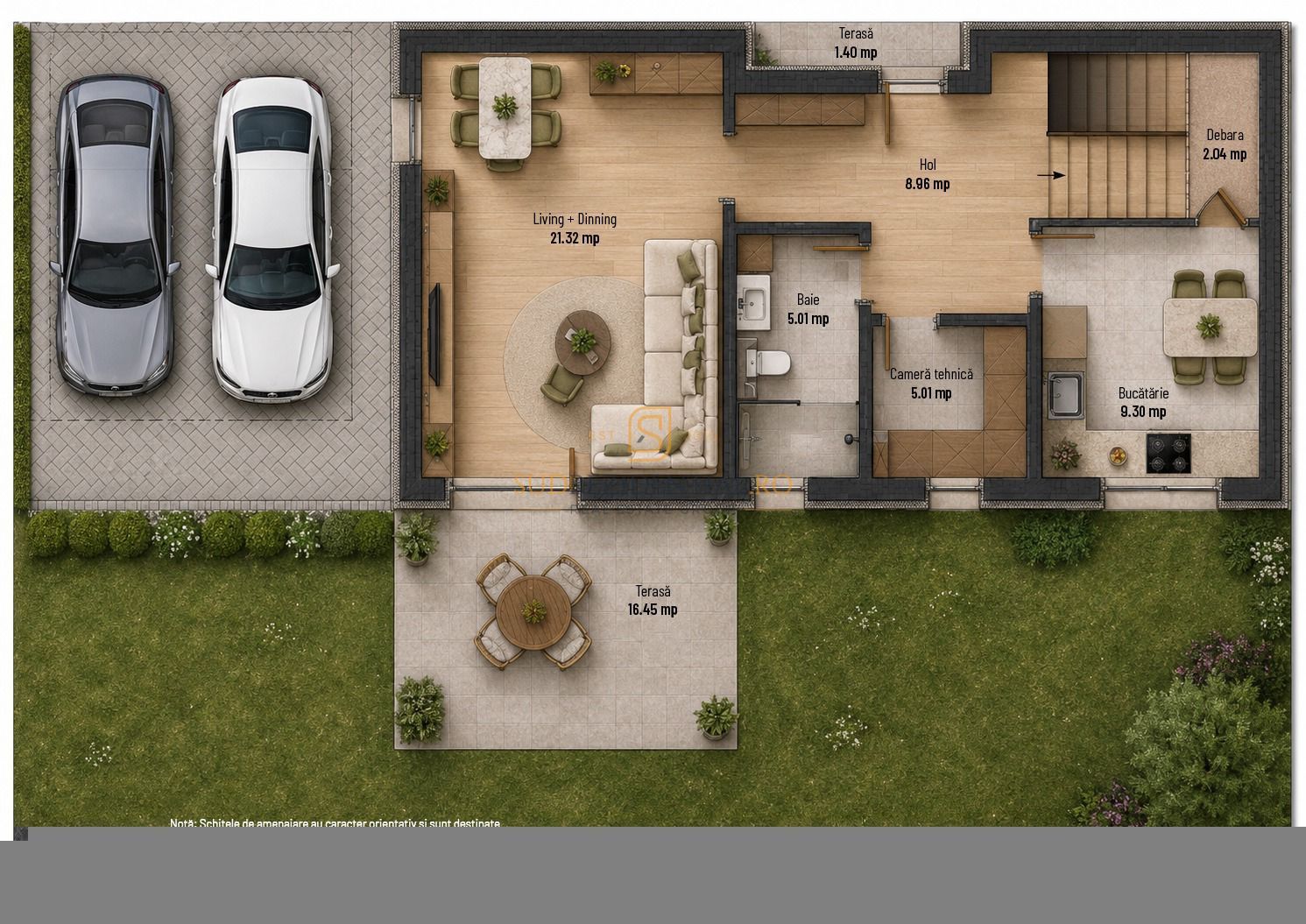 Vila individuala | Ansamblu privat cu piscina Bragadiru-Independentei - Schiță 6