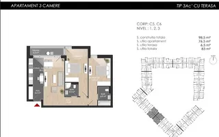 APARTAMENT 3 CAMERE | PROIECT NOU | PISCINA IN COMPLEX - Poză 18