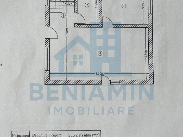 Casa mediteraniana - 2023 - 285mp teren - mobilata - utilata - Damila - Schiță 9