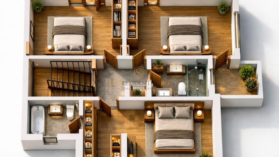 Vila Duplex cu design exclusiv si curte privata, Splaiul Unirii - Poză 5