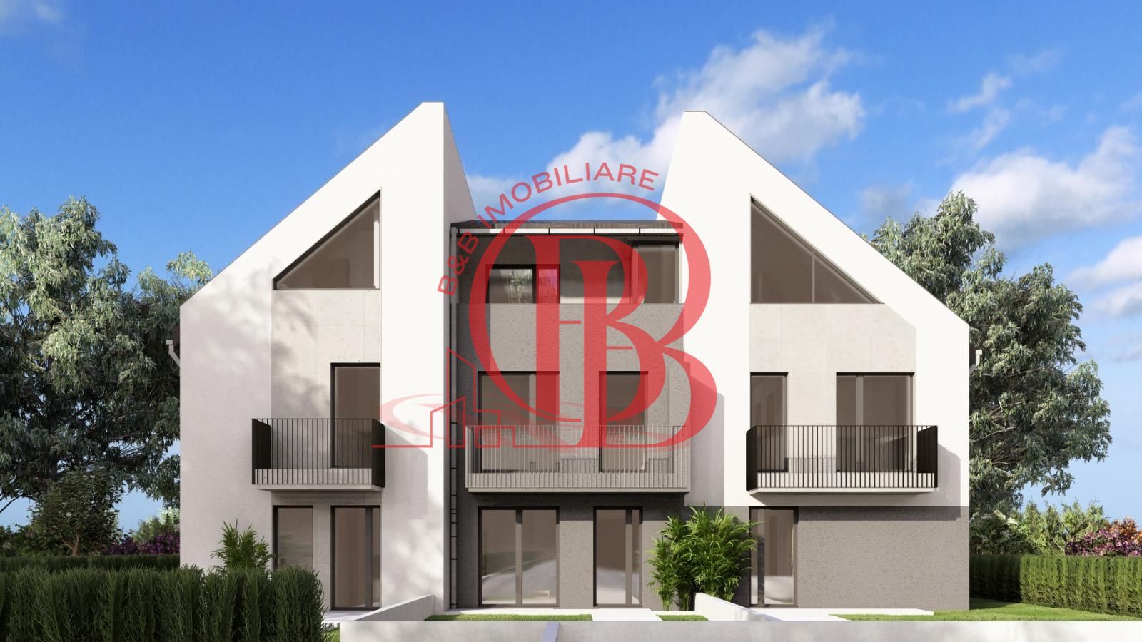 Vilă Triplex 4 Cam Arhitectură Modernă- Grădină Individuală -Panouri solare - Poză 4