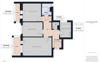 Apartament cu 3 camere de vânzare în zona Giurgiului - Poză 17