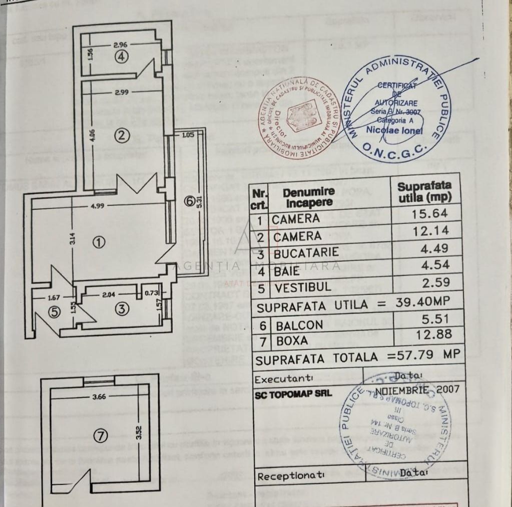 2 Camere | Dorobanti | Centrala proprie| Boxa | - Poză 12
