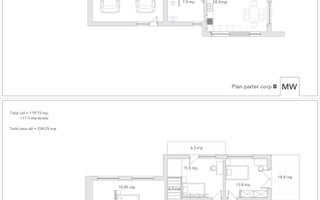 Vile elegante cu 800 m2 teren in cartierul Faget ! - Schiță 35