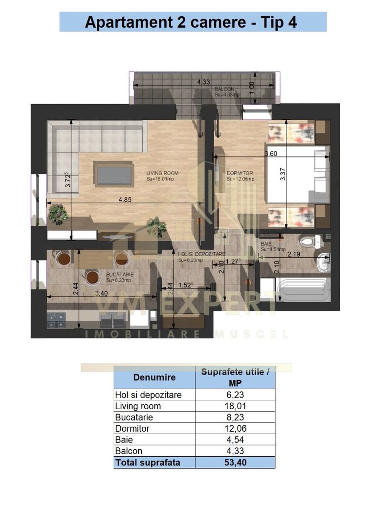 APARTAMENTE NOI IN CAMPULUNG (PROIECT IMOBILIAR 2025) - Poză 9