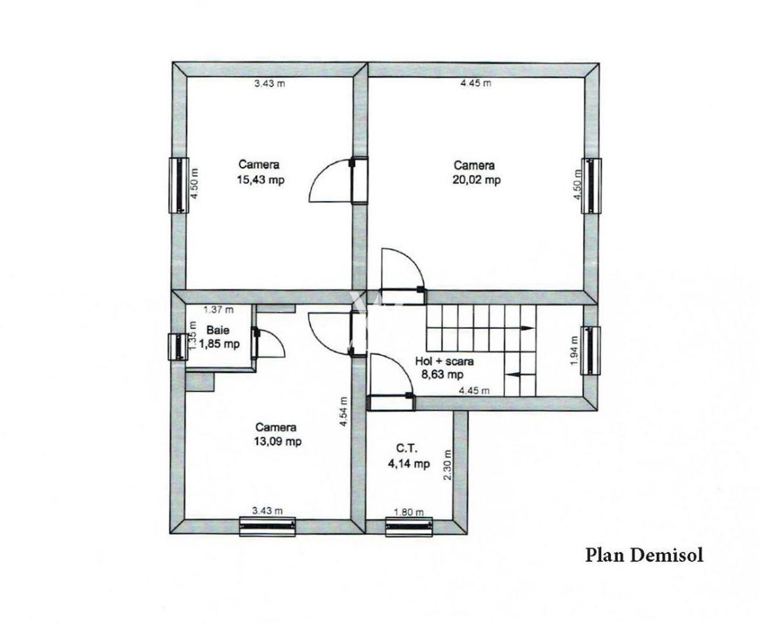 Spatiu birouri Centru, langa pacrul Sub Arini, Sibiu - Schiță 15