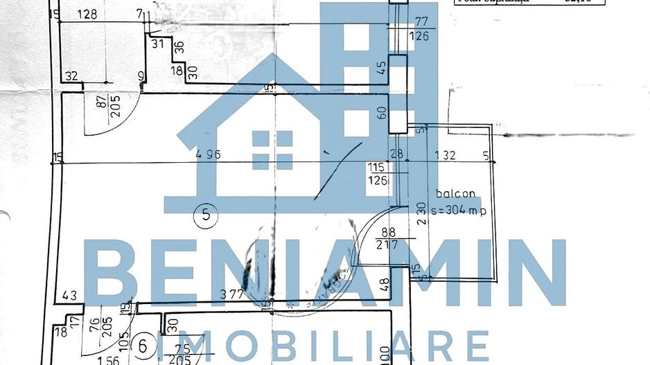 3 Semidecomandat la Niela Recent Renovat 52mp -teava de gaze - Schiță 7
