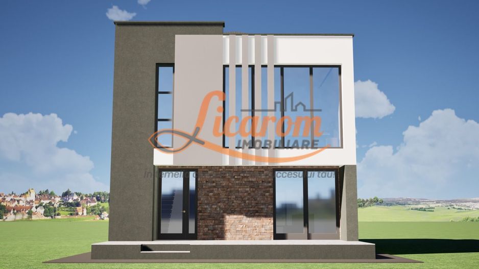 Vila LUX Parter+Etaj(stil mediteranean) in Sanpetru Calea Harmanului - Poză 1