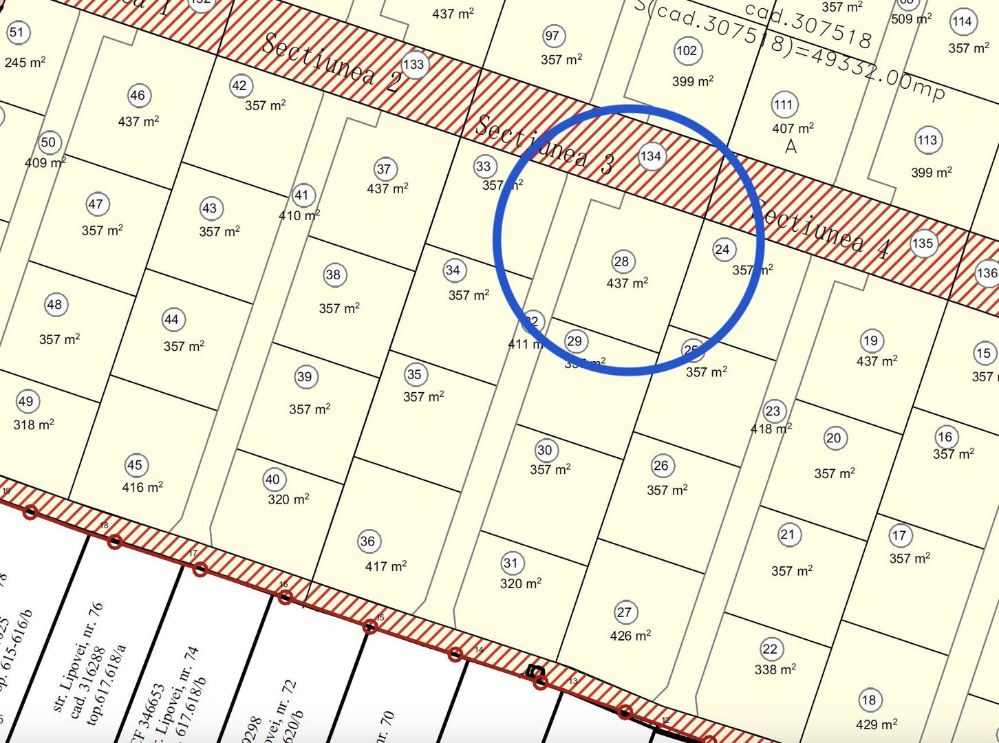 Super teren intravilan cu 2 fronturi in Micalaca Parcela 28 - Poză 2