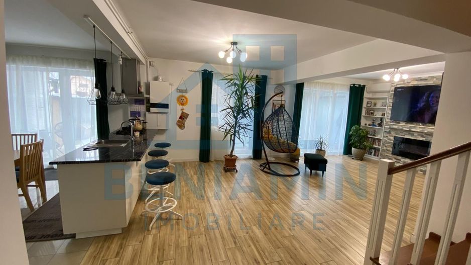 Apartament pe 2 nivele 133mp curte terasa George Enescu bloc nou - Poză 1