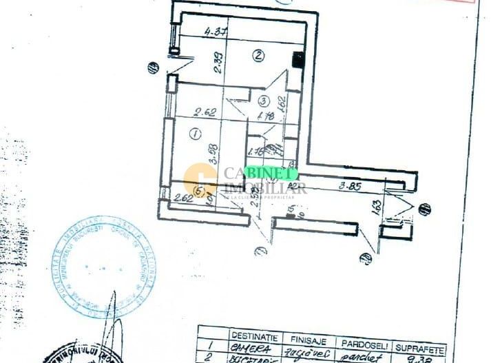 Calea Victoriei | Garsoniera | Etaj Intermediar | Terasa cu 15mp - Poză 6