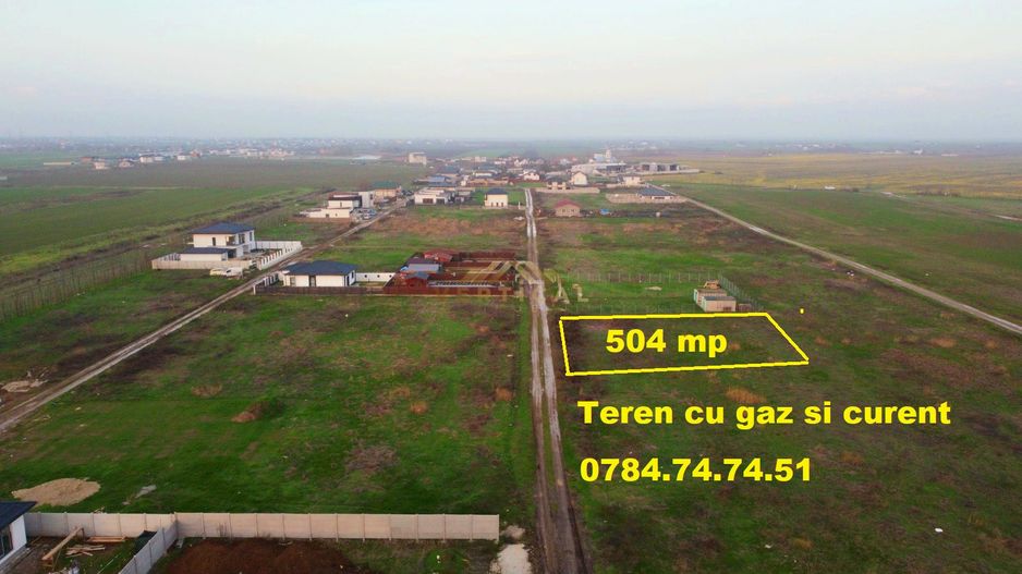 Teren INTRAVILAN | proiect Mega Parc | comuna Berceni - Poză 1