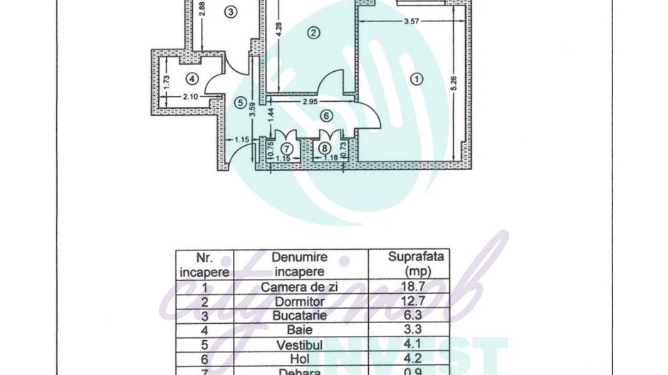 Apartament 2 camere - 3 minute de metrou Dristor. - Poză 2