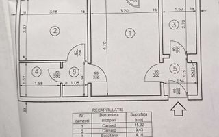 VANZARE APARTAMENT 2 CAMERE | DRUMUL TABEREI | FRIGOCOM - Schiță 7