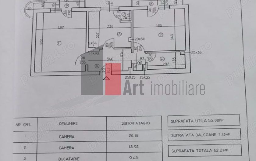 Apartament 2 camere Decebal Theodor Sperantia - Schiță 8