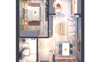 APARTAMENT 2 CAMERE | METROU REPUBLICA | PROIECT NOU - Poză 12