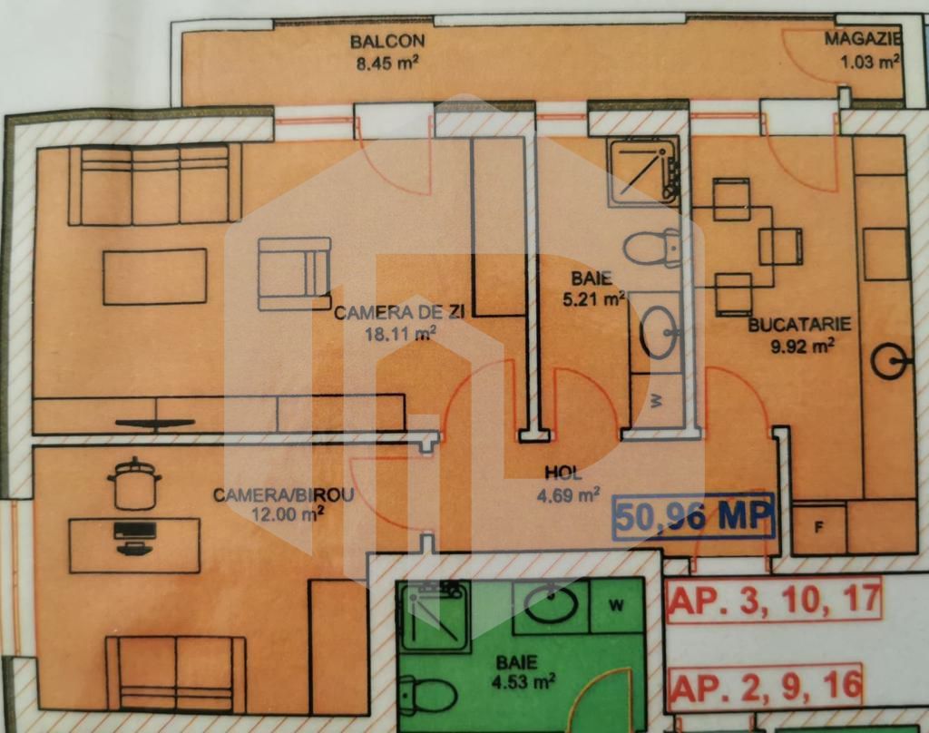 DEDEMAN -  Apartament 2 camere cu Balcon | DECOMANDAT Rahovei - Poză 2
