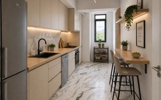 Apartament 2 camere Otopeni central | parcare subterană + bucătărie închisă - Poză 2