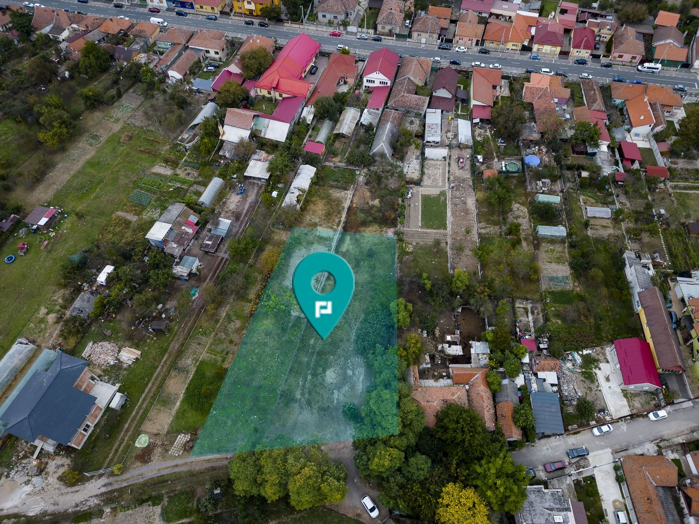 Teren intravilan de 2012 mp în Ghiroda Jud. Timiș - Poză 1