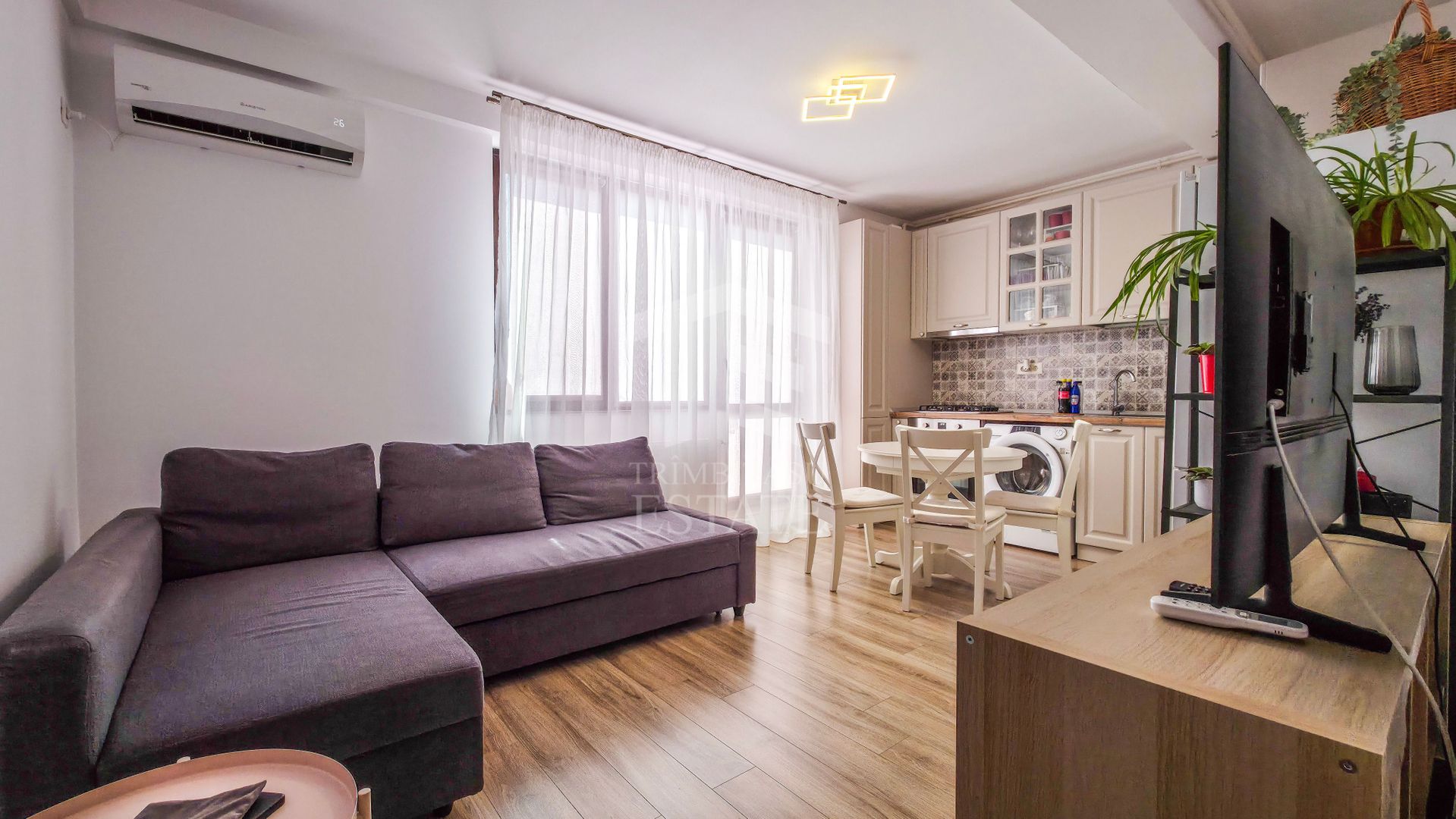 Apartament 2 camere Bragadiru Alunului, mobilat, balcon 15mp, parcare - Poză 3