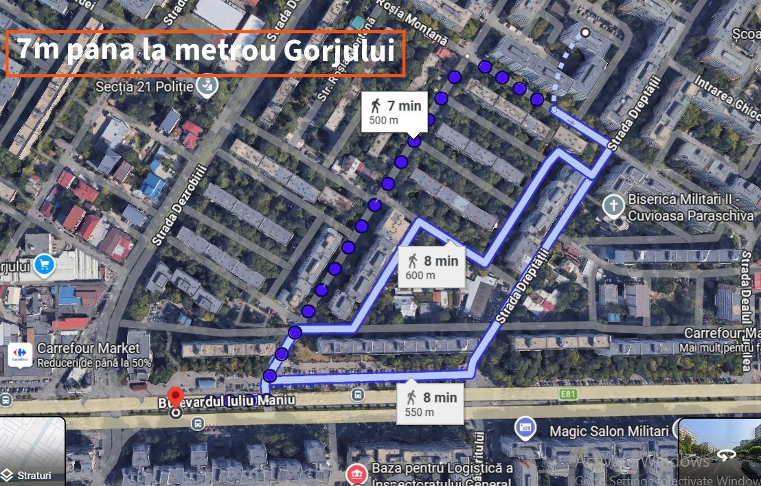 Apartament cu 3 camere de vanzare in zona Metrou Gorjului - Poză 16