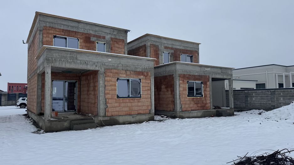 1/2 Duplex Sacalaz P+E,4Camere,2 Bai,Proiect Modern - Poză 4