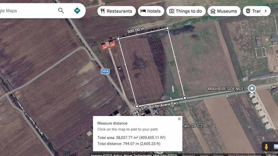 Vand teren intravilan 38.000 mp Corbeanca - Ostratu - Poză 2