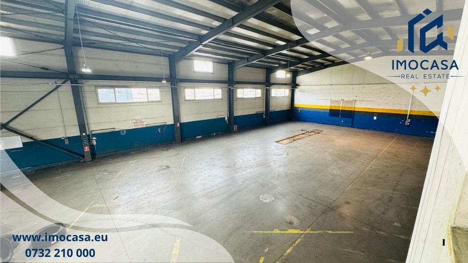 Hala de inchiriat atelier/depozit Micalaca Acces Tir 600+600 M.P. - Poză 12