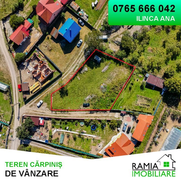 TEREN INTRAVILAN DE VÂNZARE -CĂRPINIȘ – BRAȘOV - Poză 2