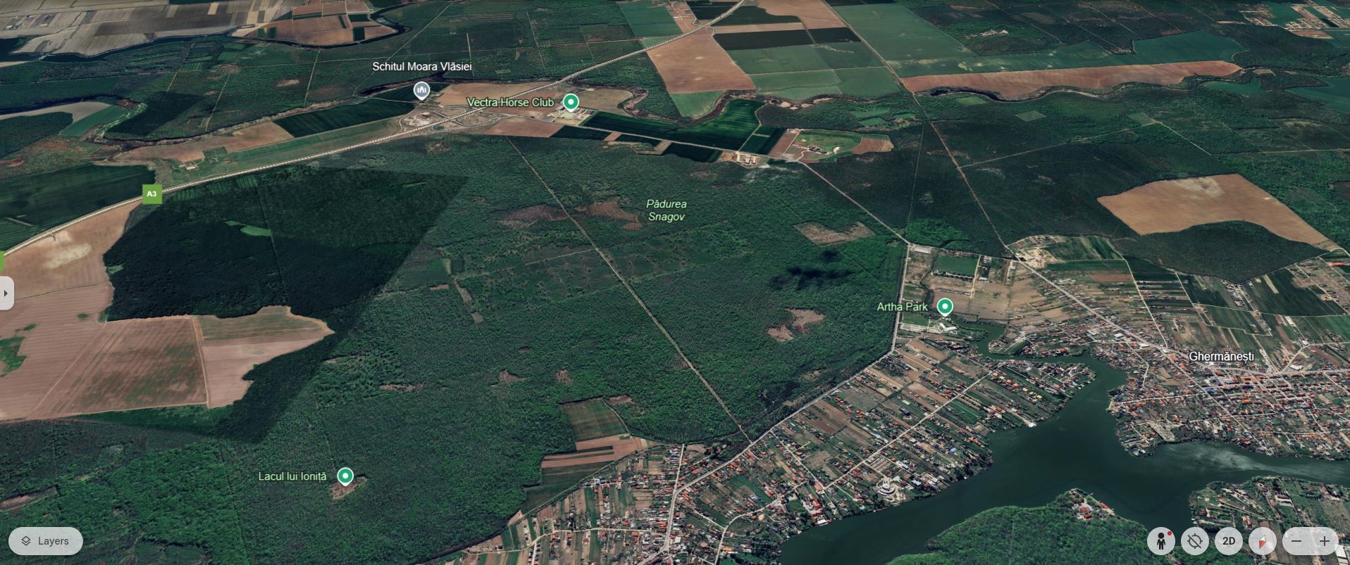 Snagov Sat, cu acces direct din Sos. Snagov, 2.500 mp. teren intravilan - Poză 3