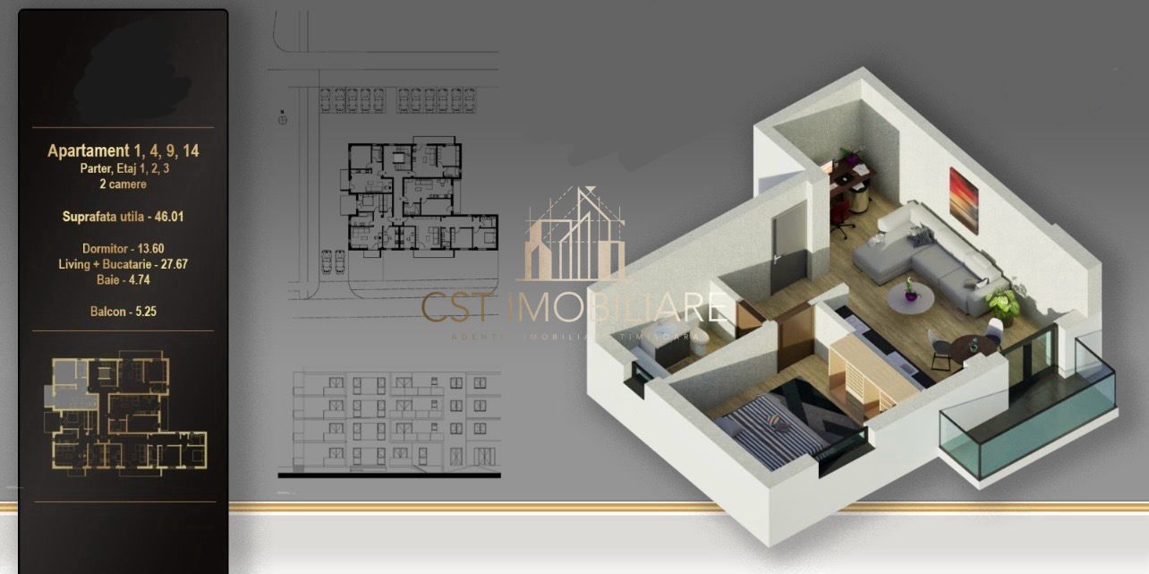 Zona Soarelui / Apartament cu 2 camere / Etaj 1 / Ultrafinisat - Poză 1