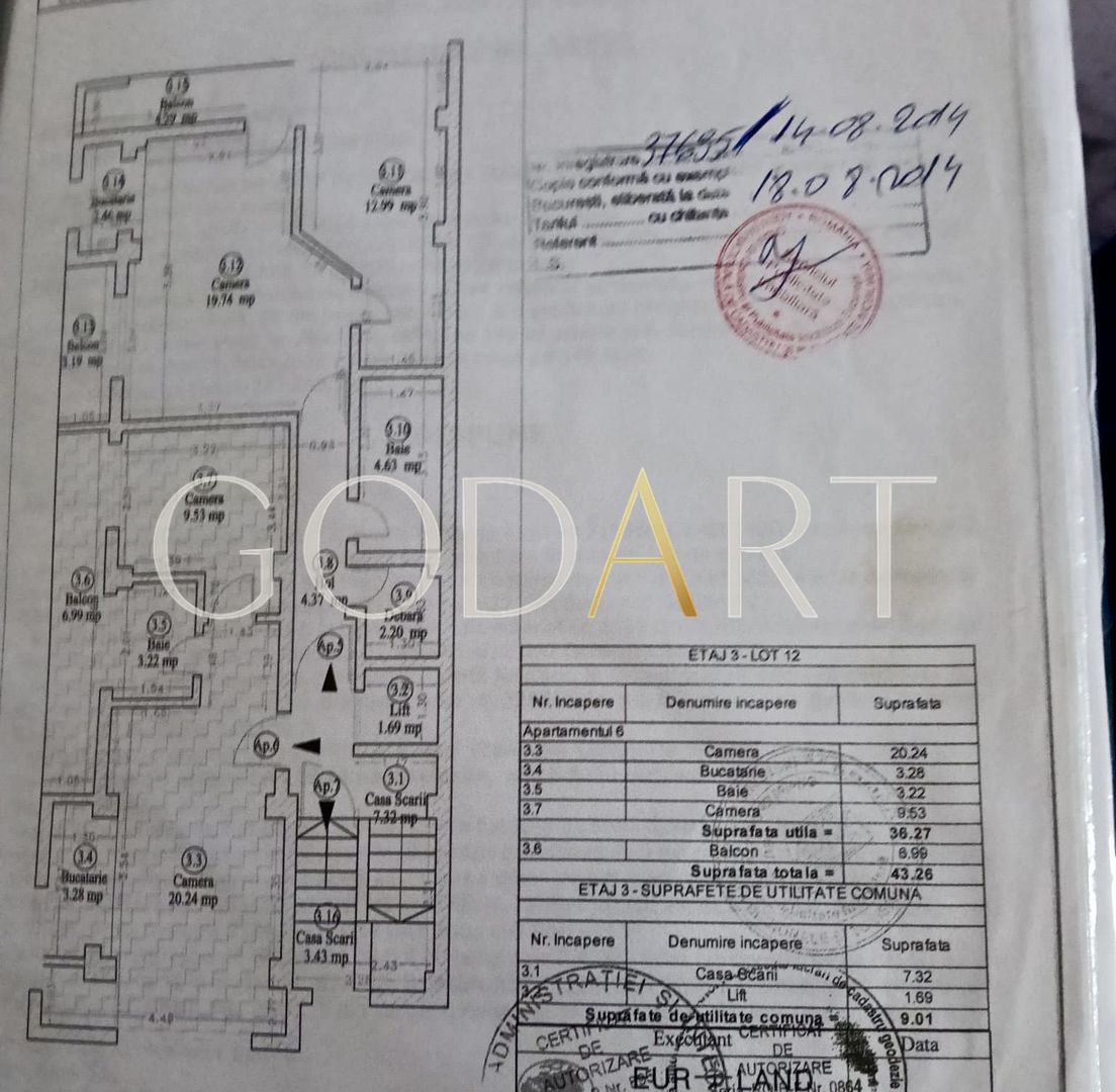 OPORTUNITATE | BLOC NOU | APARTAMENT DOUA CAMERE - Schiță 14