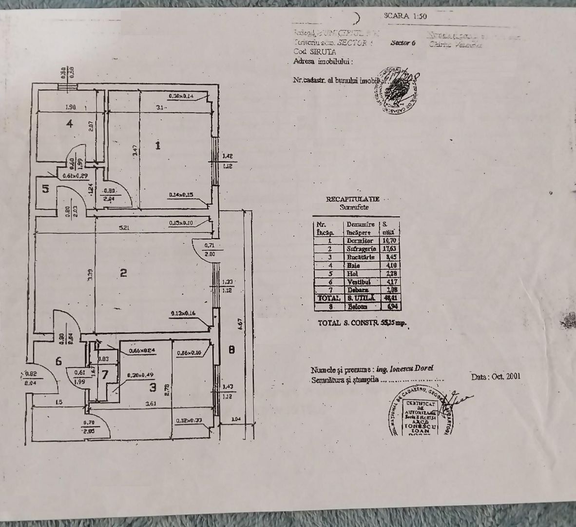 Apartament 2 camere complet renovat,piata Veteranilor,bloc1981 - Poză 15