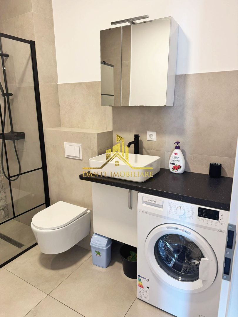 3 camere, mobilat modern, bloc nou, balcon, parcare, Marasti - Poză 8