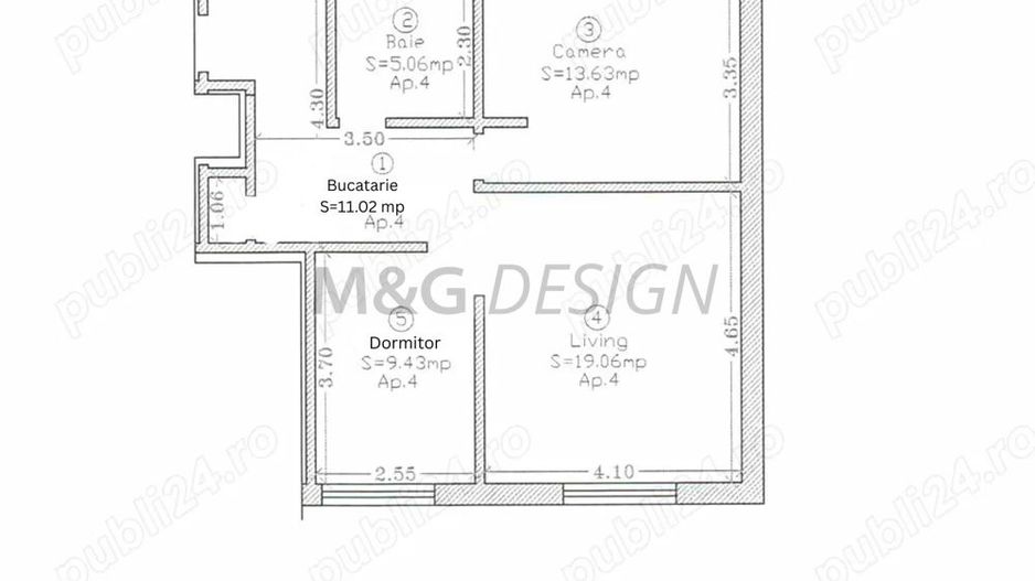 Apartament 3 camere Giarmata Vii - Poză 9
